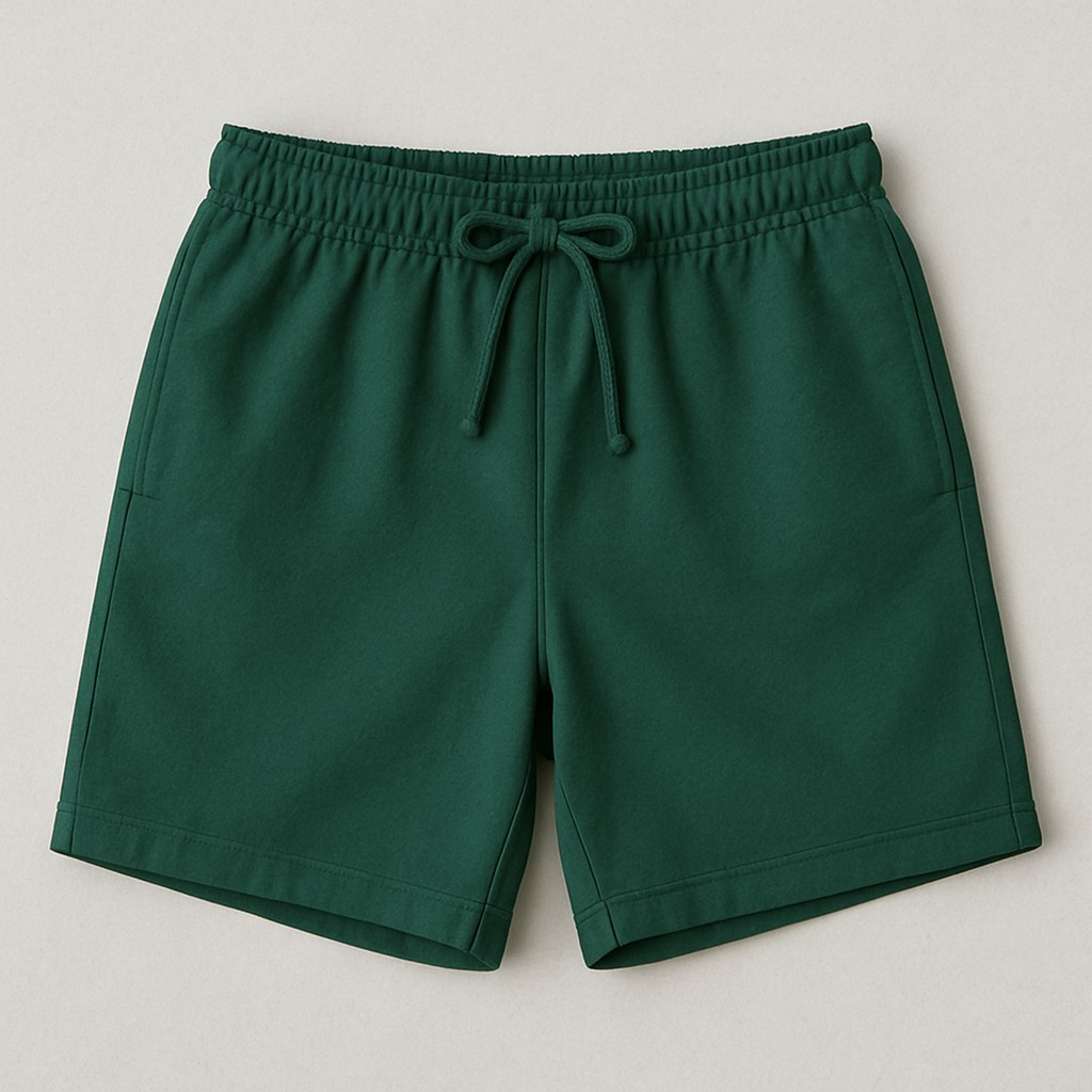 Dark Green Classic Shorts SS26