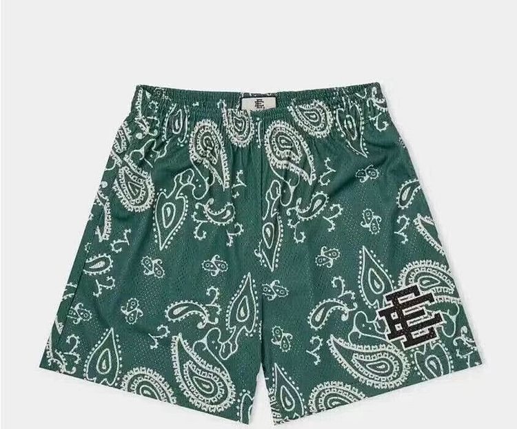 EE Shorts Cashew Flowers - Green