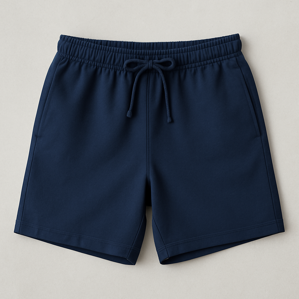 Navy Blue Classic Shorts SS26