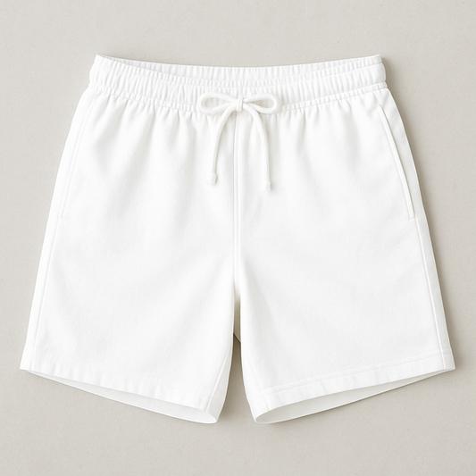 White Classic Shorts SS26
