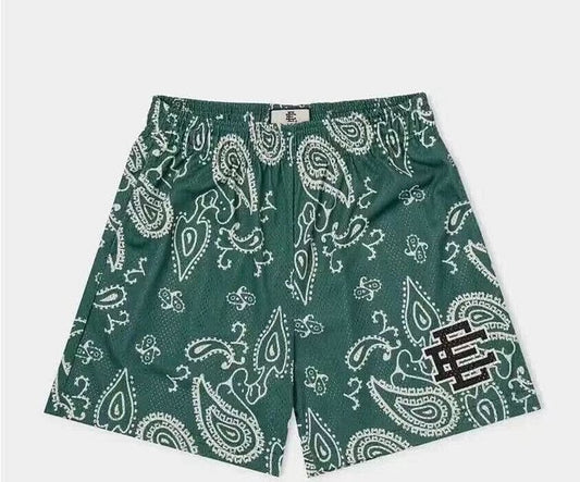 EE Shorts Cashew Flowers - Green